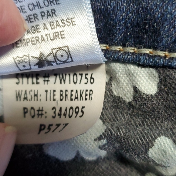 Lucky Brand Classic Rider 12/31 Tie Breaker dark denim blue jeans - Picture 6 of 9